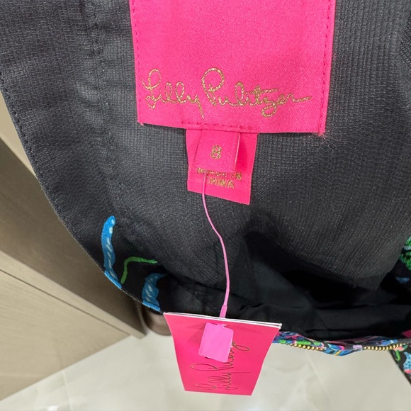 Lilly Pulitzer Mika stretch shift Onyx NWT Size 8 - Picture 7 of 7